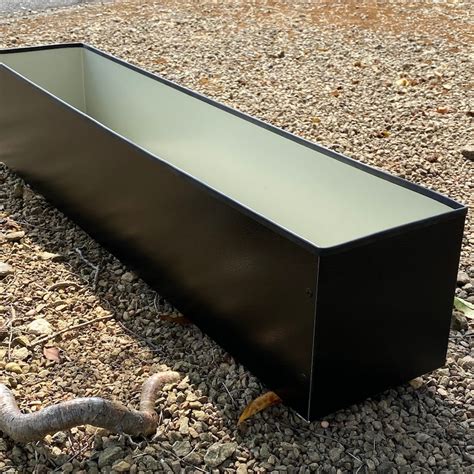 metal planter box long large 15 feet|extra long planter boxes.